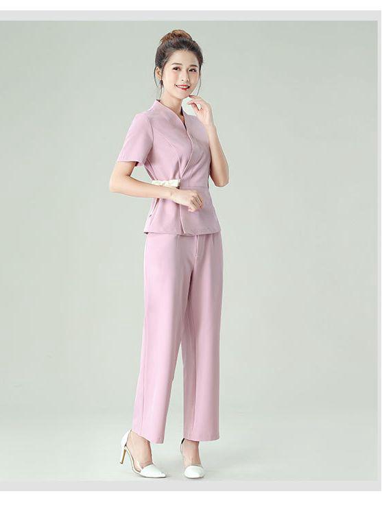 Autumn Women's Beauty Salon Workwear Set: SPA Technician Long Pants Uniform