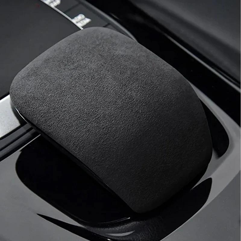 For Mercedes-Benz A-Class/CLA-Class/AMG  to Present Alcan tara Gear Shift Knob Cove Car Gearshift Handle Protective Shell