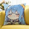 Hololive VTuber Kawaii Hoshimachi Suisei World Various Sizes Square Pillow Case For Car Home Bedchamber Decor