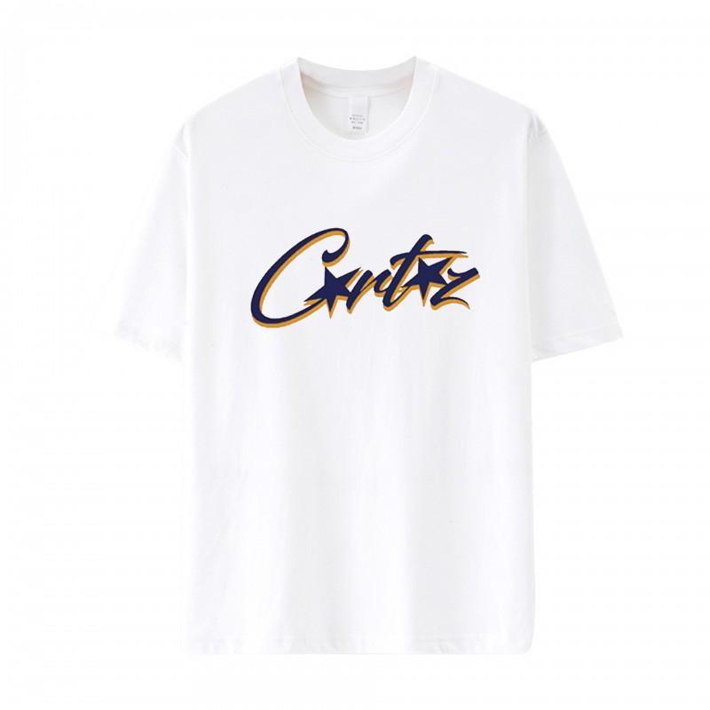 Oversized Cotton Graphic Tee Men Women Streetwear Loose Fit Short Sleeve Crew Neck T-Shirt