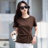 Hochwertiges Mode-Chic Damen Sommeroberteil Kurzarm Neues Temperament