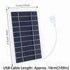 High Efficiency Portable Solar Charger 5V 2W Solar Cell Panel USB Solar Charger  Emergency Use