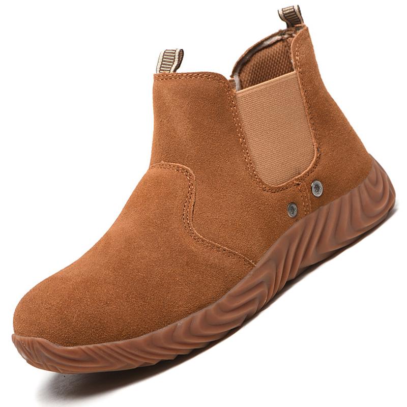 Zimní boty Pánské bezpečnostní boty s ocelovou špičkou odolné proti propíchnutí Pánské boty pracovní boty bezpečnostní boty nezničitelné boty kotníkové boty pánské