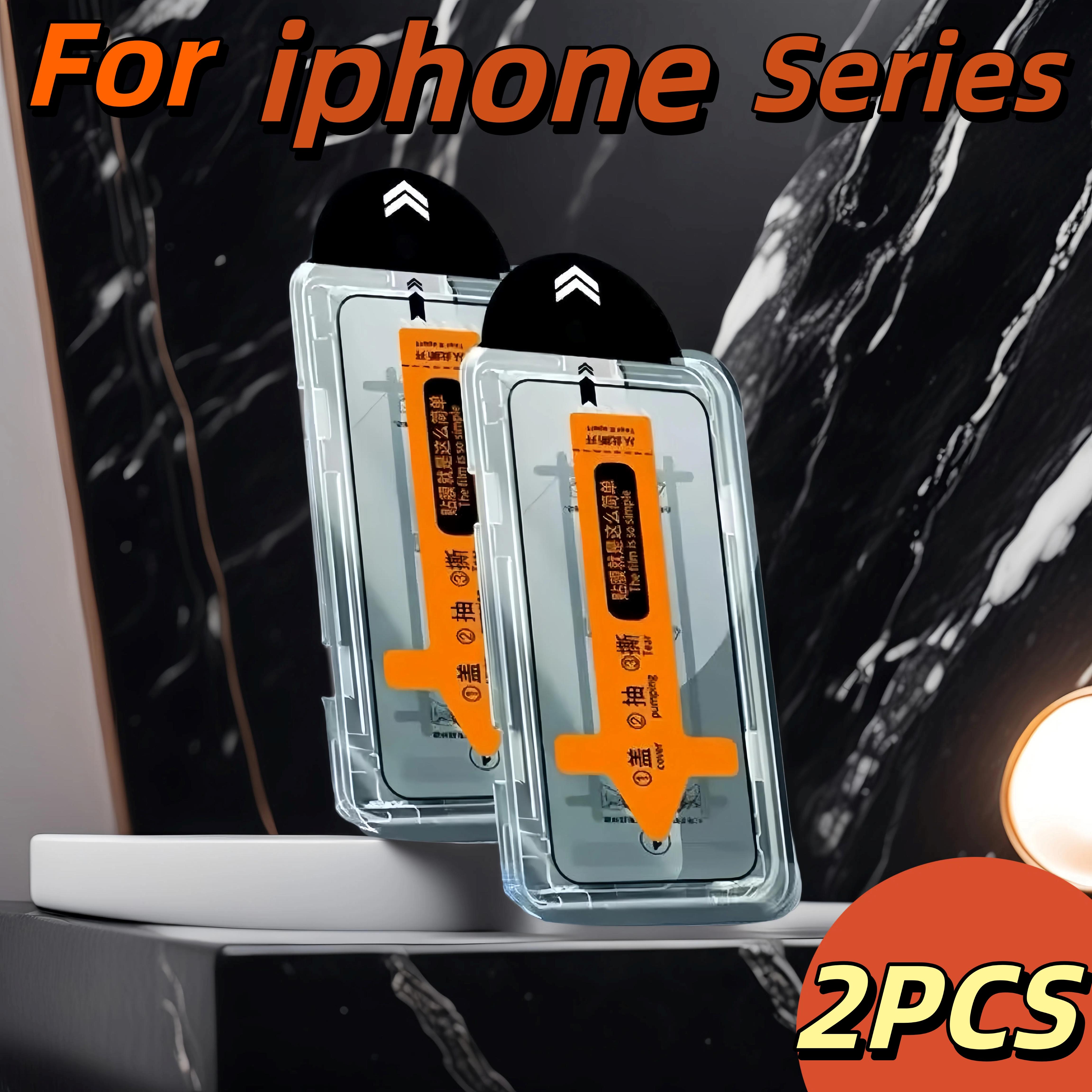 

2pcs Tempered Glass Screen Protector For iPhone 17 16 15 Pro Max 14 Plus 13 12 Mini 11 XR XS HD Ultra Clear Anti-Scratch iPhone 13 mini