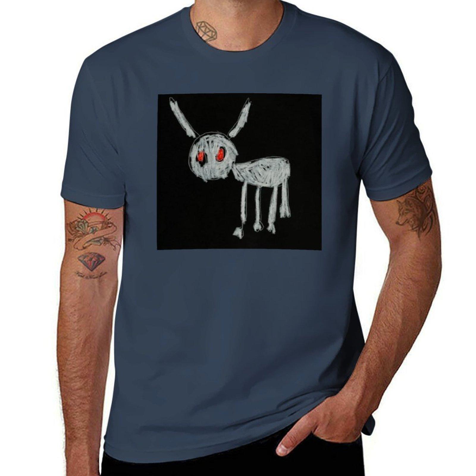 For All The Dogs Album Cover Drake Tshirt Fashion Letter Print Tshirt S