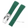 20mm 21mm 22mm Gummi-Uhrenarmband für Rolex Submariner für GMT für Daytona Silikonband Wasserdicht Gebogenes Ende Sport-Uhrenarmband