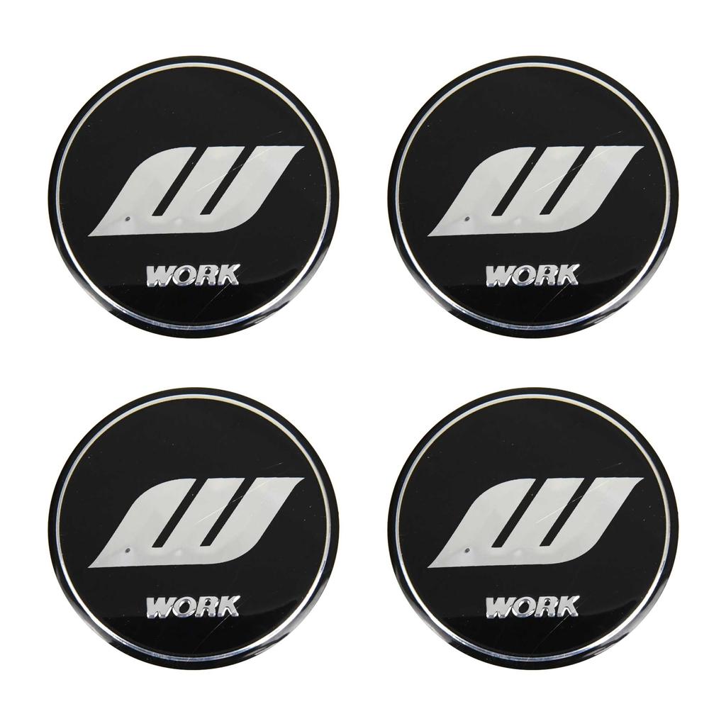 45mm Wheel Sticker 50mm WORK EMOTION 56mm Rim Center Emblem EQUIP 60mm Wheel Cover Hub Cap Badge 65mm VS MEISTER XT7 ZR10 S1 T5R