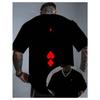 Crown Pattern Print Casual Top Men'S Pattern T-Shirt Summer Comfortable Breathable Short-Sleeved T-Shirt Fashion Men'S Casual Top Summer