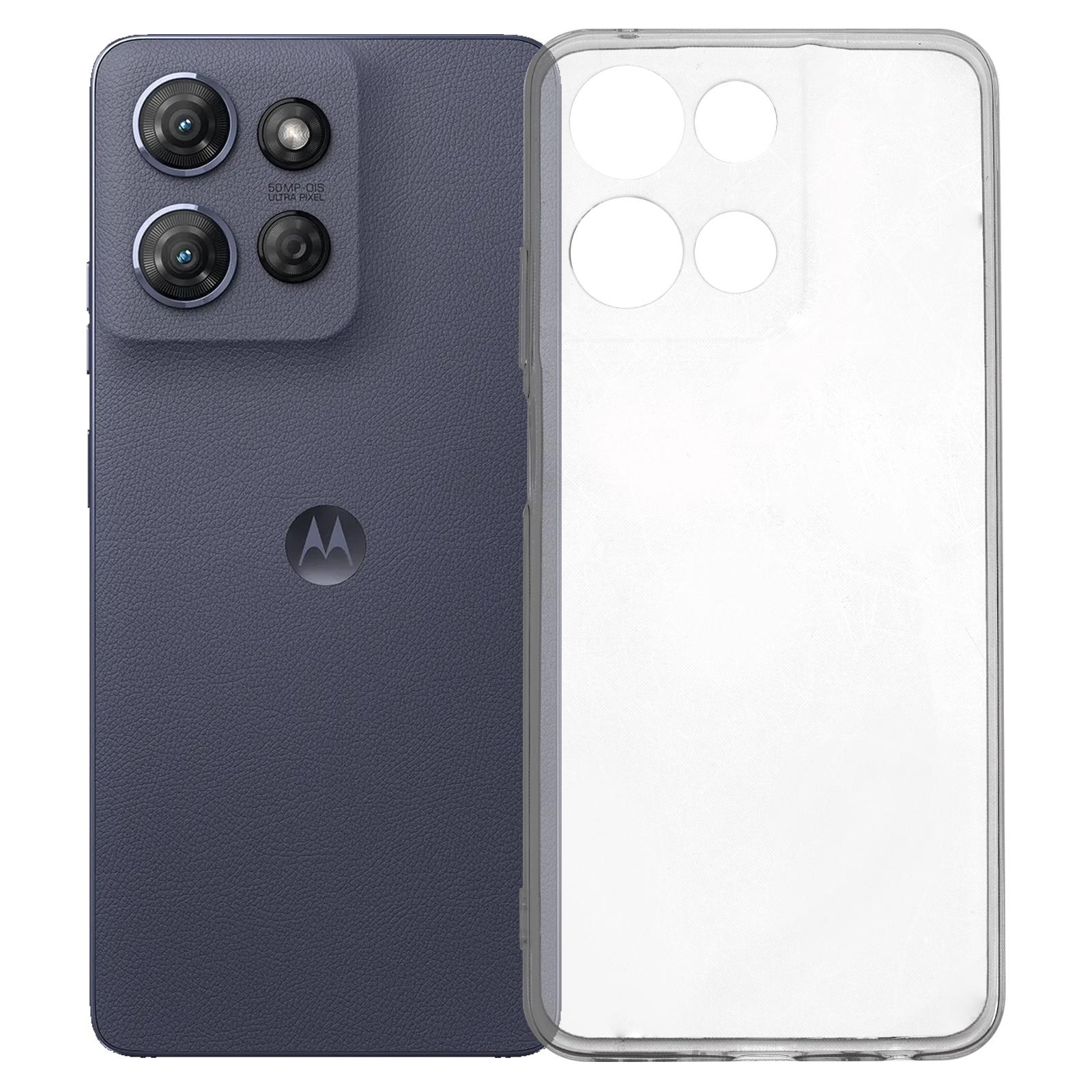 

Для Motorola Moto G 5G (2025) Задня кришка Ультратонка Гнучка TPU Прозорий Чохол для телефону Type A