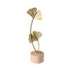 Base TV Cabinet Ornaments Ginkgo Leaf Ornaments Iron Arts Crafts Leaves Sculpture Desktop Ornaments