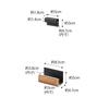 Yamazaki Jitsugyo Magnetic Shinto Altar Holder Single Brown Upper Part Approx. W5 X D1.8 X H3cm Lower Part Approx. W8.5 X D4.7 X H5cm RIN RIN