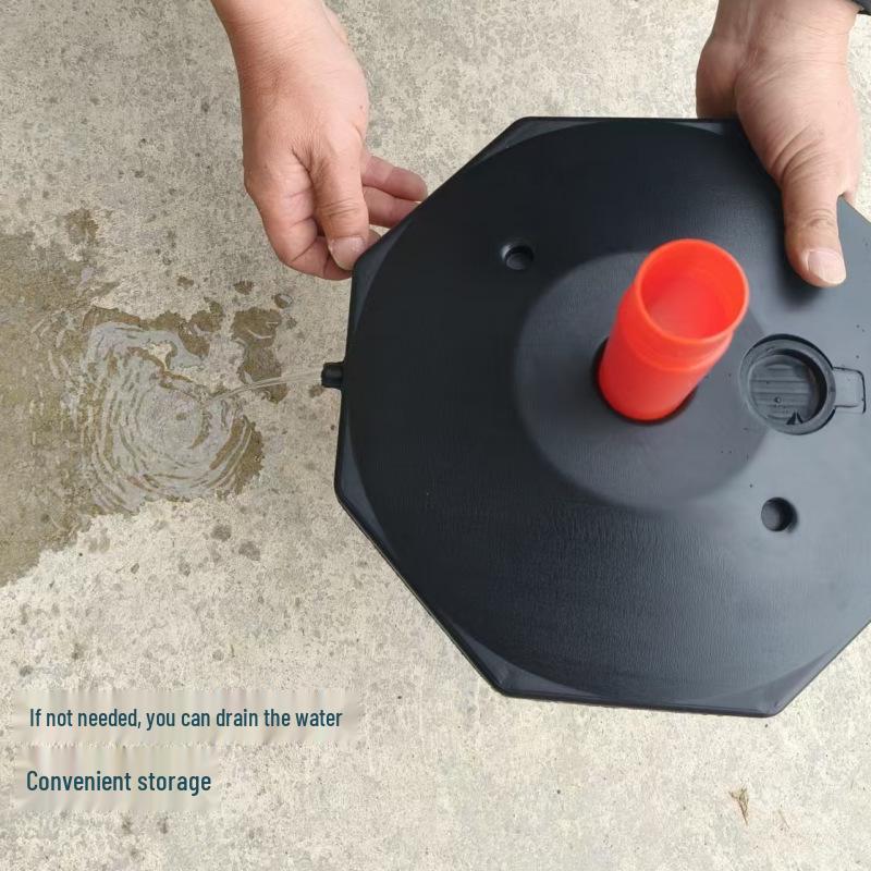 Inflatable Plastic Warning Post - Movable, Anti-Collision, Detachable PE Barrier