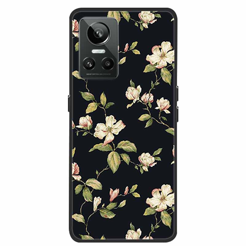 Mobilskal För Realme GT Neo3 Fodral Svart Silikon Mjuk Baksida För Realme GT Neo 3 Mobilskal Fodral RealmeGT G T Neo 3 Coque