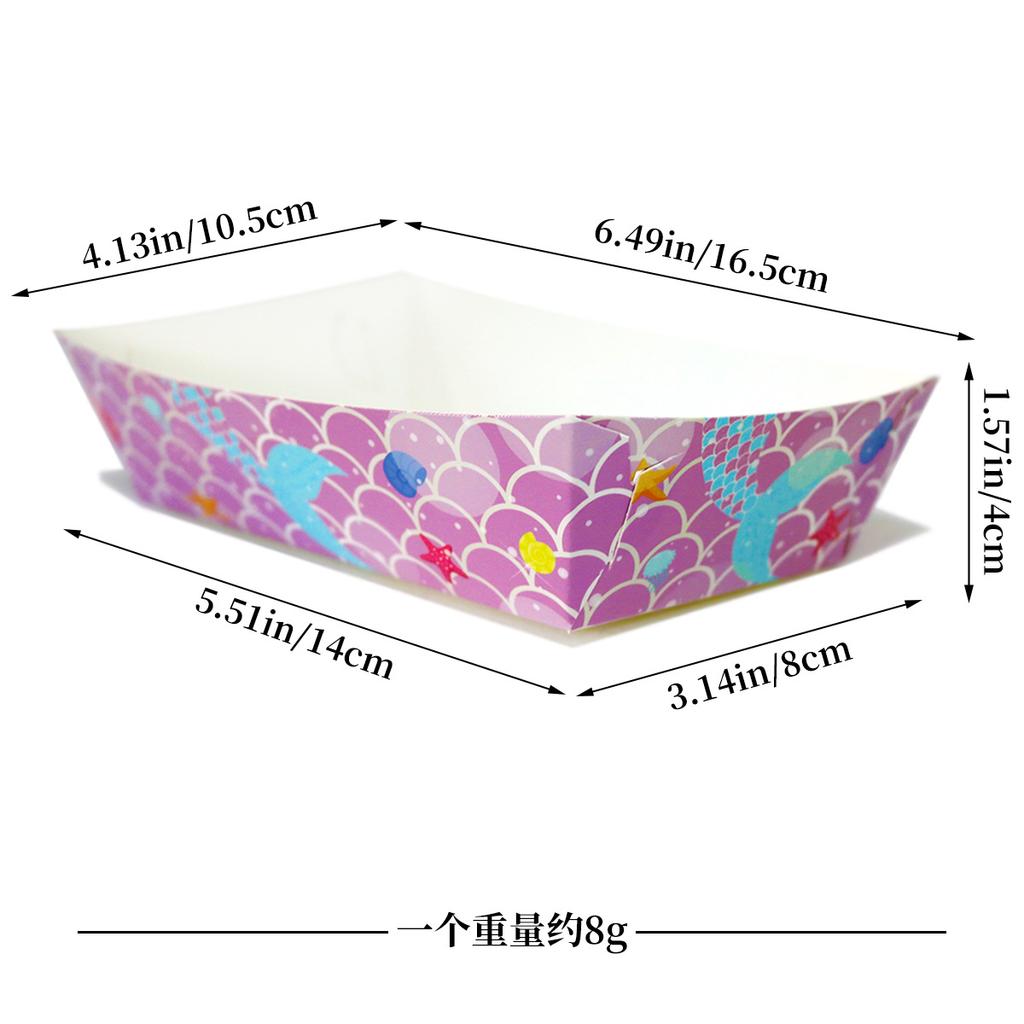 Themenparty Dekokarton Unterwasserwelt Backwaren Popcornbox