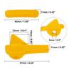 Motoforti Motorcycle Tire Changer Plastic Insert Tire Removal Head Tire Guard Wheel Side Protector