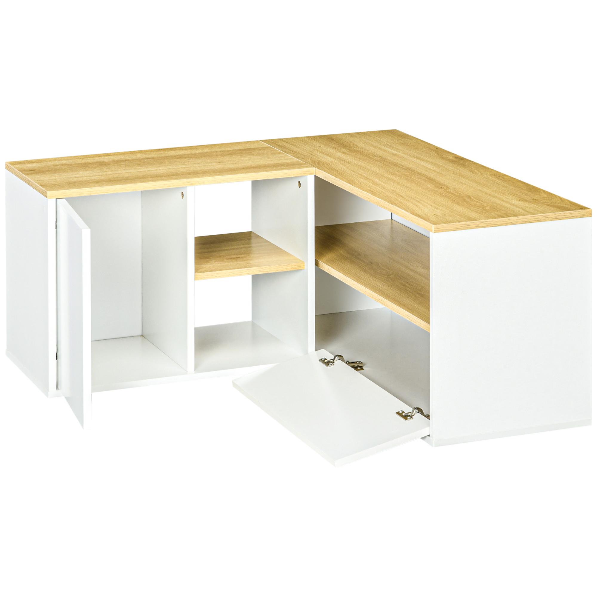 Corner TV Stand Bench Television Up