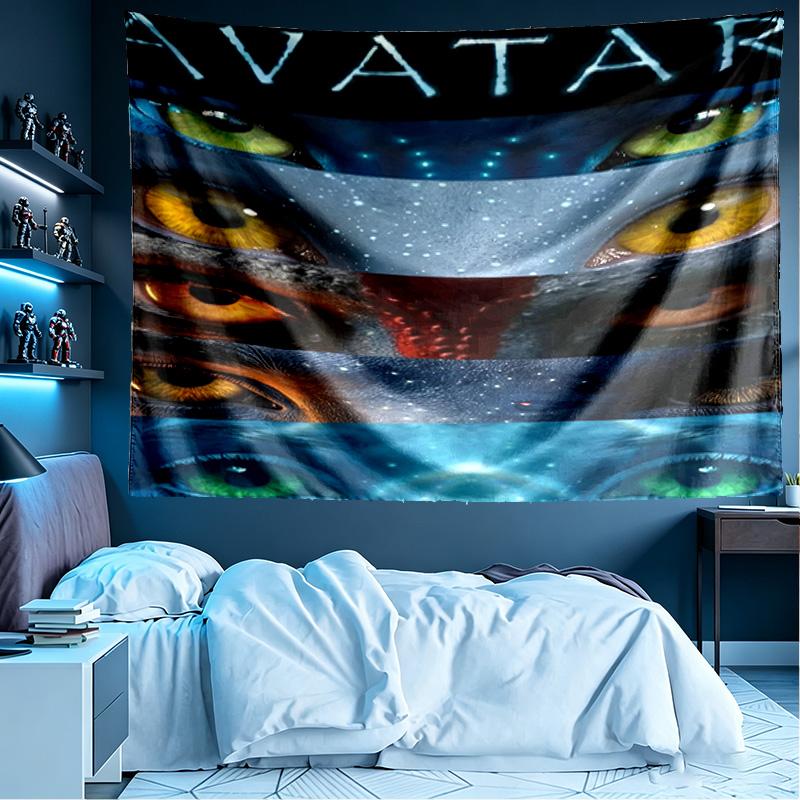 Avatar Baskılı Duvar Halısı, Hafif Duvar Askısı, Yatak Odası, Öğrenci Yurdu, Oturma Odası, Ev Sanat Dekorasyonu İçin - Arkadaşlar İçin Doğum Günü Noel Hediyesi
