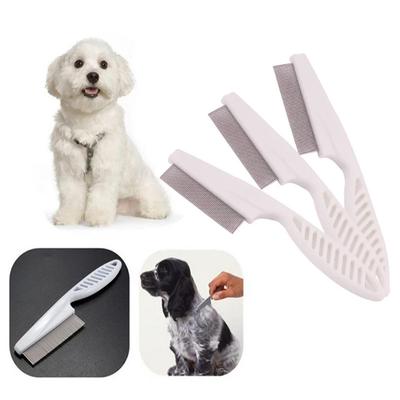 1Pc Dog Grooming Flea Comb Pet Care Comb Cat Hair Brush Flea Removal Massage Comb Pet Grooming Portable Tools