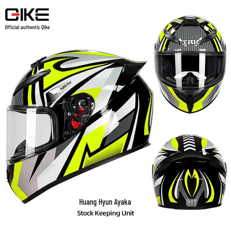 Riding K Unisex Bluetooth Motorcycle Helmet - Full Face, Winter & All-Season Safety for Electric Vehicles