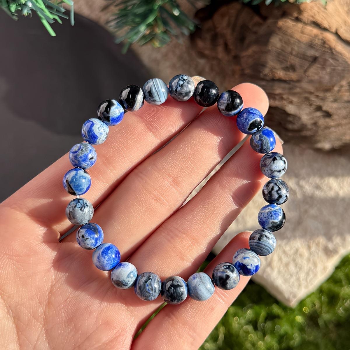 

JYL TS Bracelet Evil Eye Fatima Hand Beaded Doubles Protection & Luck T512