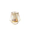 Nordic Metal Flower Vase Glass Flower Arrangement Decorative Vase Candle Holder For Living Room Bedroom
