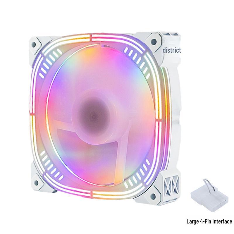 Silent LED 120mm 4-Pin Chassis Cooling Fan