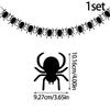 Halloween Hanging Decoration Paper Ghostly Arachnid Hanging Ornament for Home Parties and Retail Stores Window Display