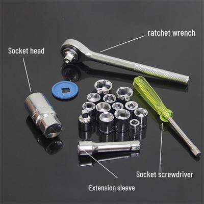 Hex Socket Quick Ratchet Wrench Set for Cars & Household Use