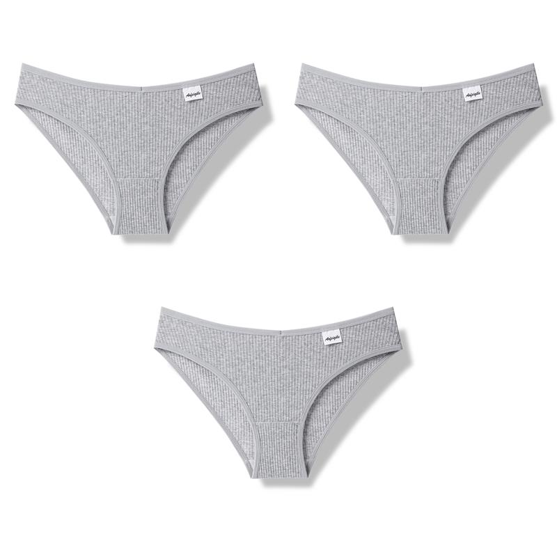 3PCS/se New Cotton Sexy Panties for Women Underpants Briefs Underwear Plus Size Pantys Lingerie