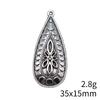 Mother's Day Charms For Bags Wave Water Drop Swirl Charms Pendant Audience Bag Pendant