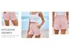 Women's Y2K Ruffle Striped Casual Shorts with Pockets - Spring/Summer Pajama Beachwear