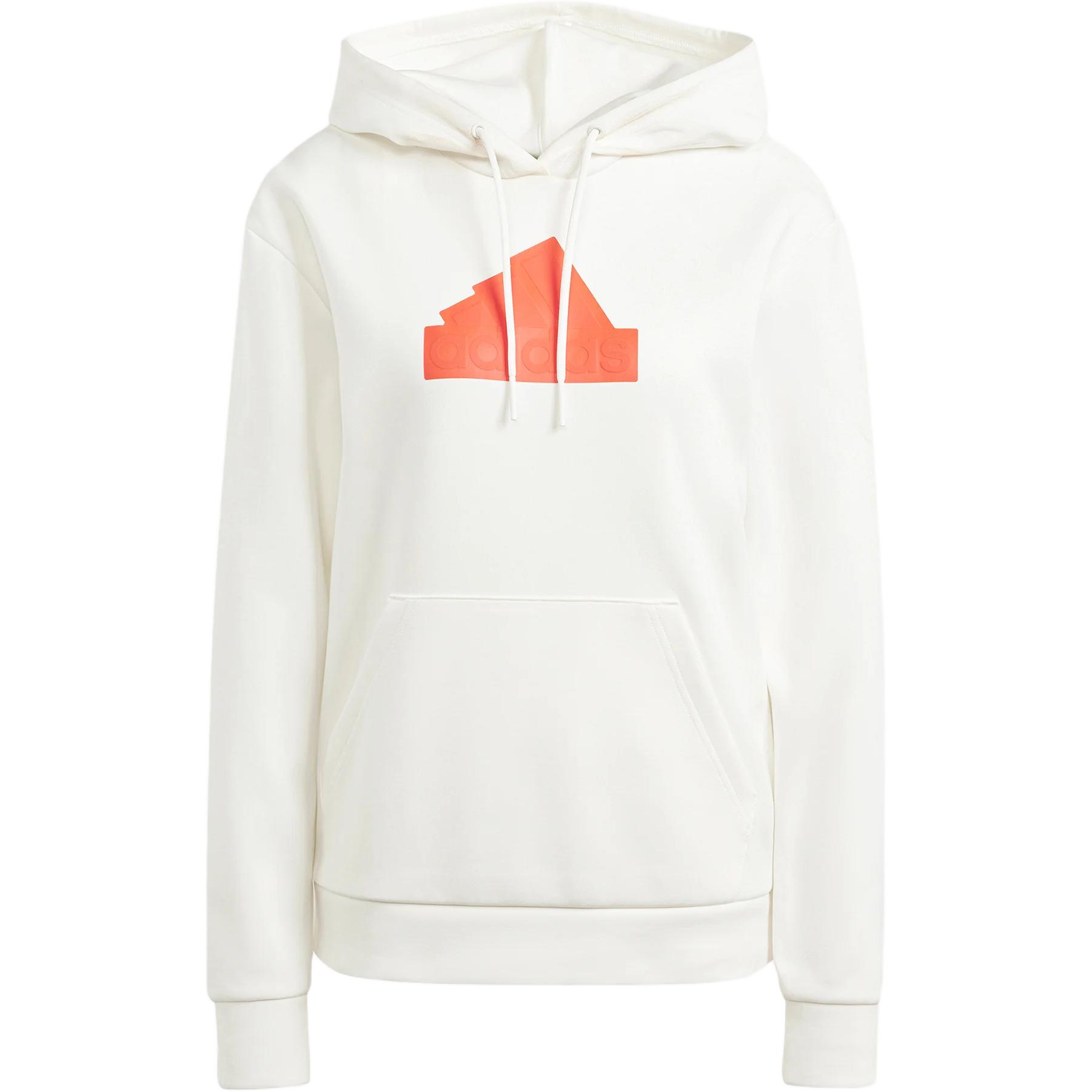 

Adidas Badge Long Sleeve Hoodie Women hoodies White IS3639 XS