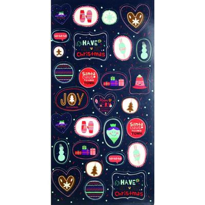 MégaCréa DIY - Midnight Blue Christmas Sticker Book 140 Pieces