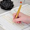 100/20 pcs 0.7mm Glitter Gold Pen Refills Smooth Scripture Copying Penholder  Signature