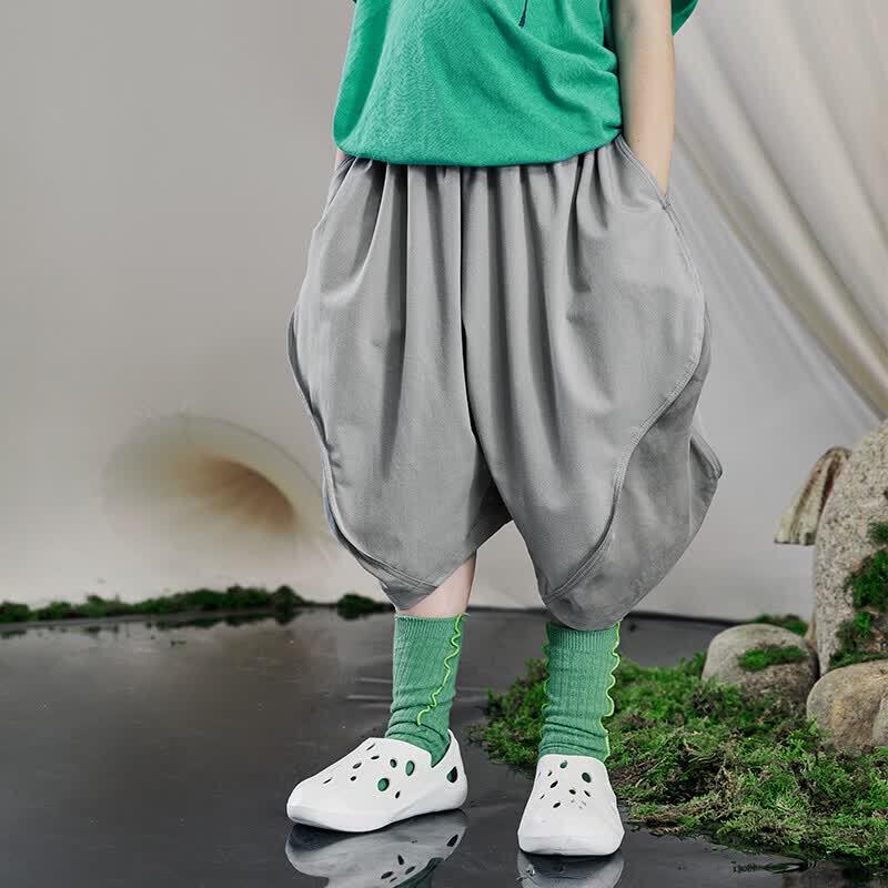 Xiao Rizhe Kids Summer Casual Cropped Pants 120cm