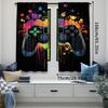 2Pcs Gamer Game Controller Blackout Curtains Bedroom Decor Playroom Living Room For Bedroom Living Room And Office Decor