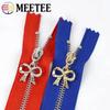 3Pcs Meetee 3# 15-70cm Metal Zippers Bag Clothes Sewing Zipper Closure Jacket Pocket Decor Zips Repair Kits DIY Accessories