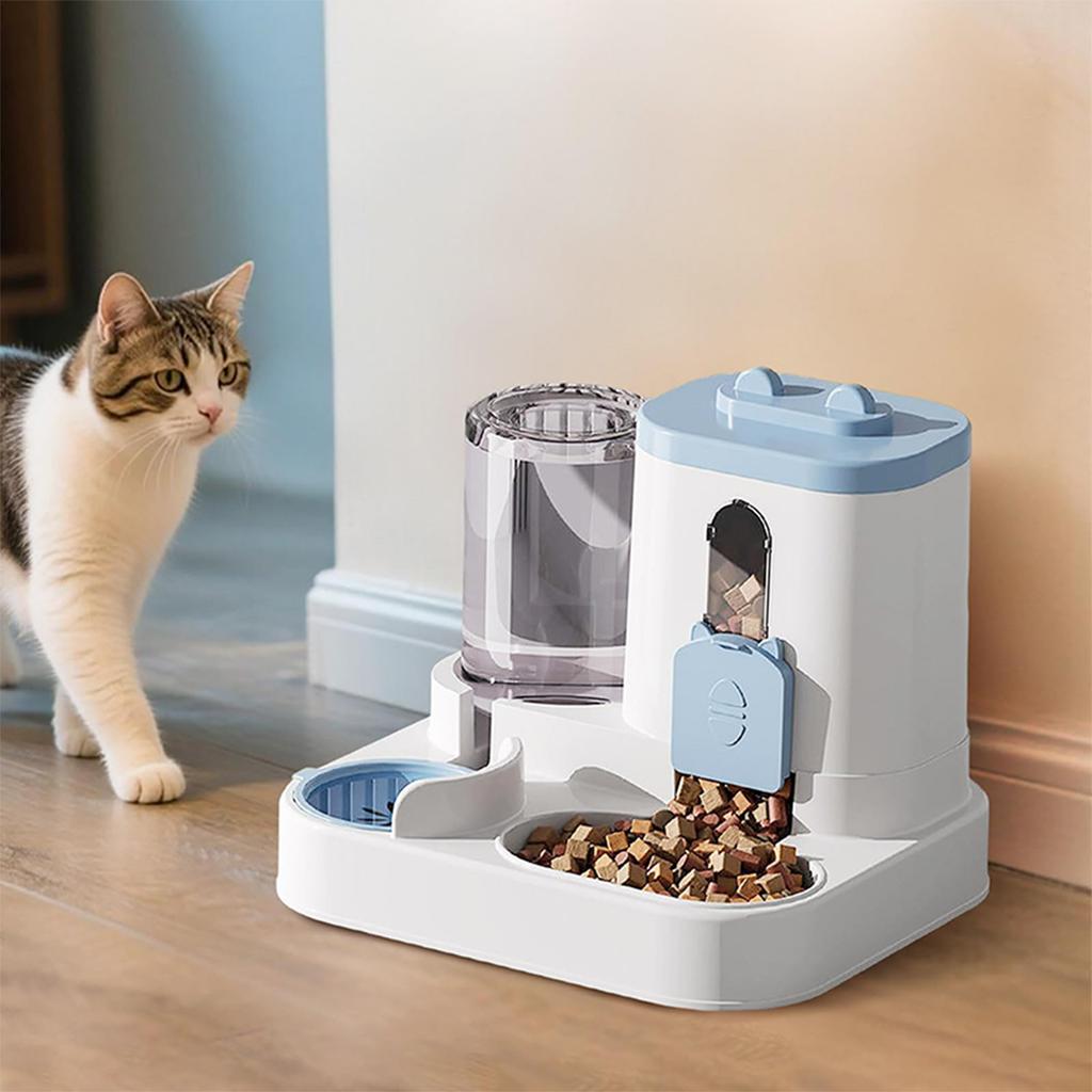 2 In 1 Food And Water Dispenser Set, Small Food And Water Dispenser Set For Small , Cats, Dogs, Puppies