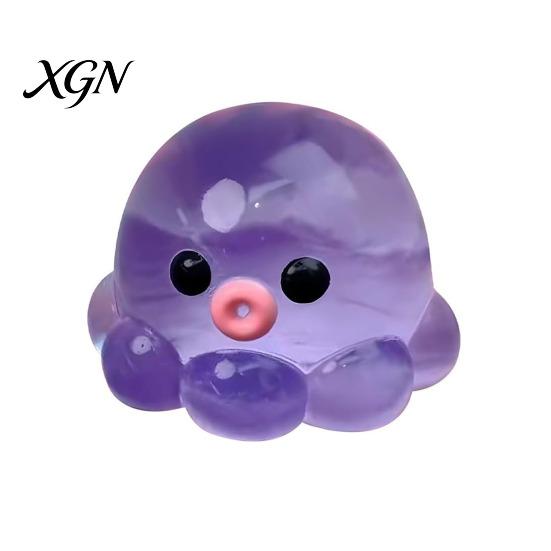 Angstlinderndes Knetspielzeug 1/3 Stück Klarer Oktopus Stress Mini Sensorisches Fidget Linderndes Meerestier Handentspannungswerkzeug Ball