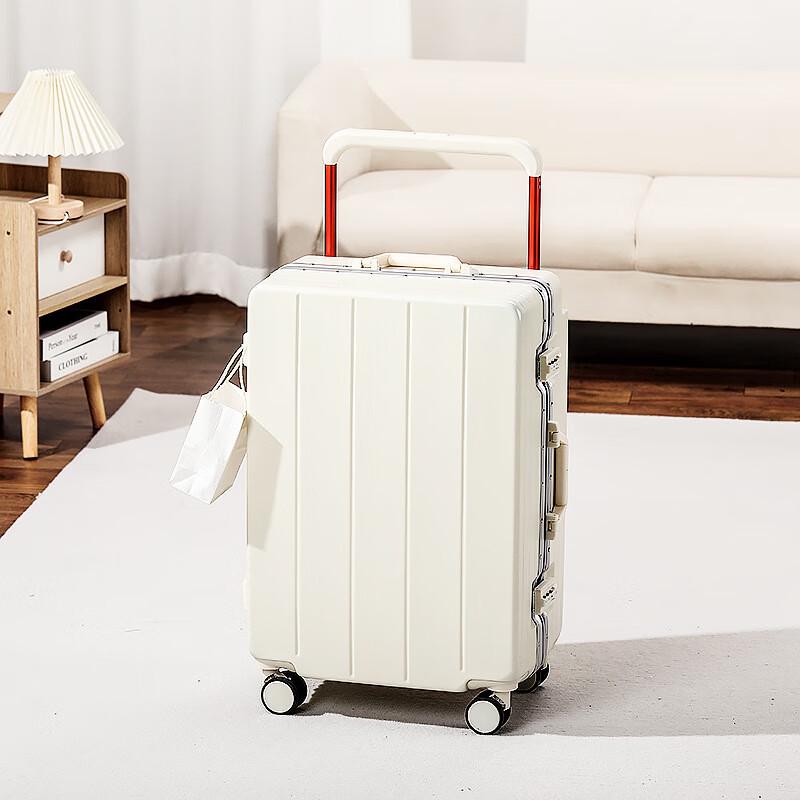 Ruyishi Aluminum Frame Wide Pull Rod Suitcase 20 inch
