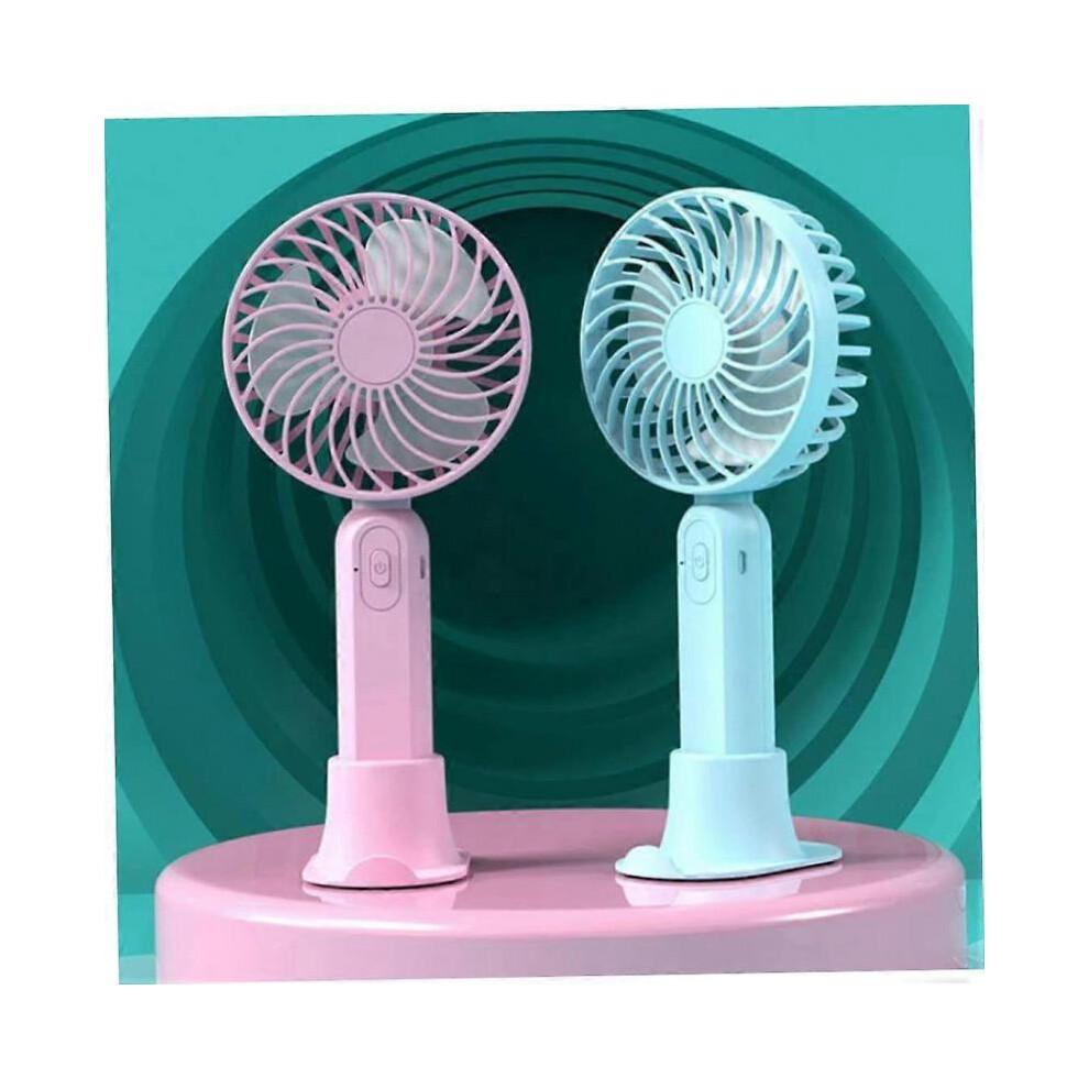Mini USB Rechargeable Handheld Fan (Blue)