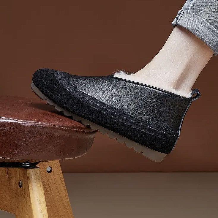 

Зимние хлопковые туфли на мягкой подошве, утепленные, теплые, пожилые, зимние сапоги 41 чёрный