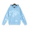 Unisex Hip Hop Oversized Hoodie With 3D Foil Web Print Cotton Heavyweight Sweatshirt Winter