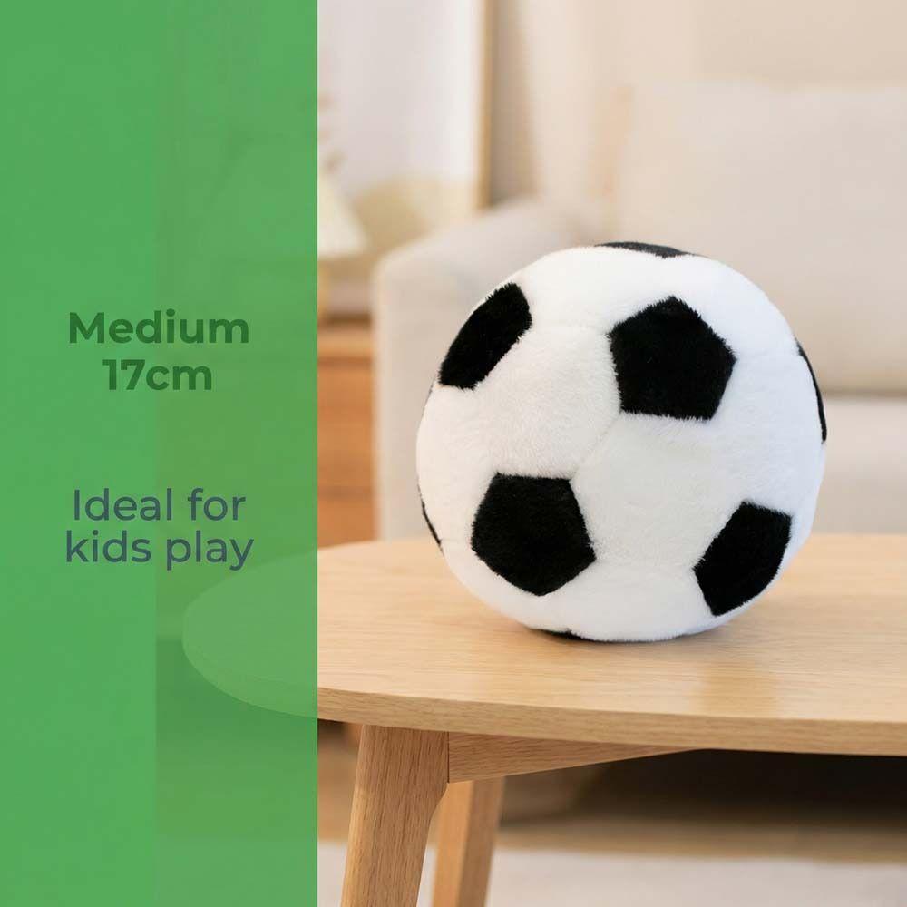Stuffed Football Throw Pillow Doll Soft Football Plush Toy Round Football Dolls Kid Girl Boy