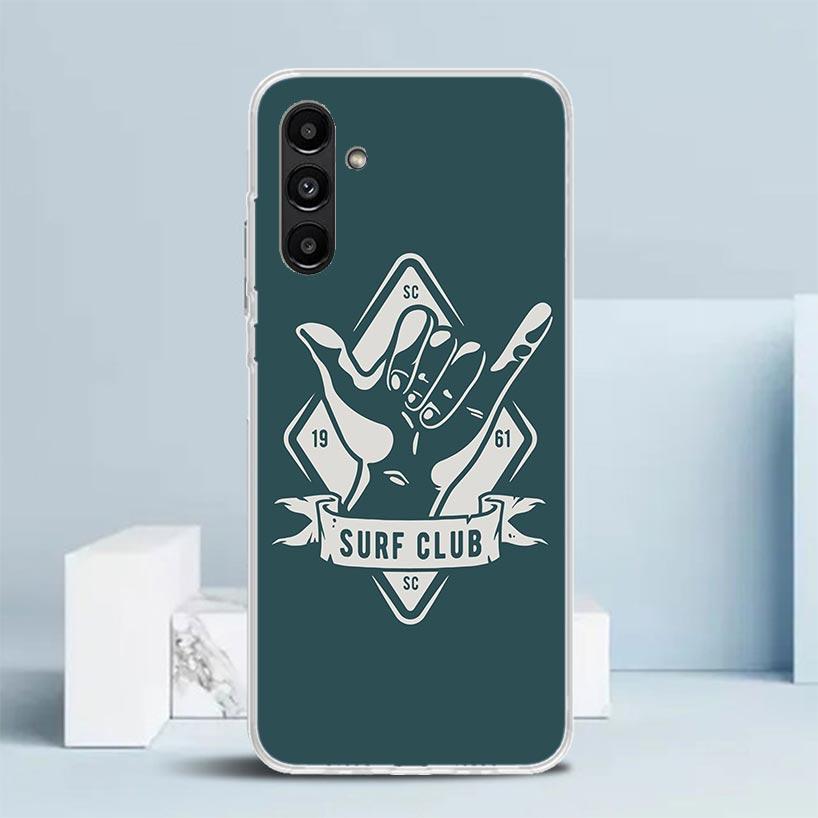 Surfbrett Ästhetisches Handyhülle Für Samsung Galaxy A17 A37 A57 A16 A15 A14 A13 A56 A55 A54 A53 A36 A35 A34 A33 A26 A25 A24 A23 G