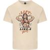 Lift Like a Girl Female Bodybuilding Unisexs Light Cotton TShirt