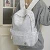 Embroidered Letter Student Schoolbag Women's Large Capacity Lightweight Backpack