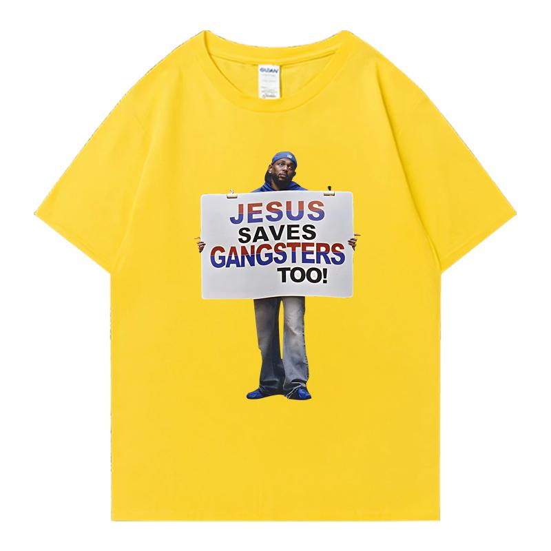 High Quality Kendrick Lamar Hip Hop Oversized t-shirt Cotton Men Women Crew Neck short sleeve t-shirts Casual Unisex clothing