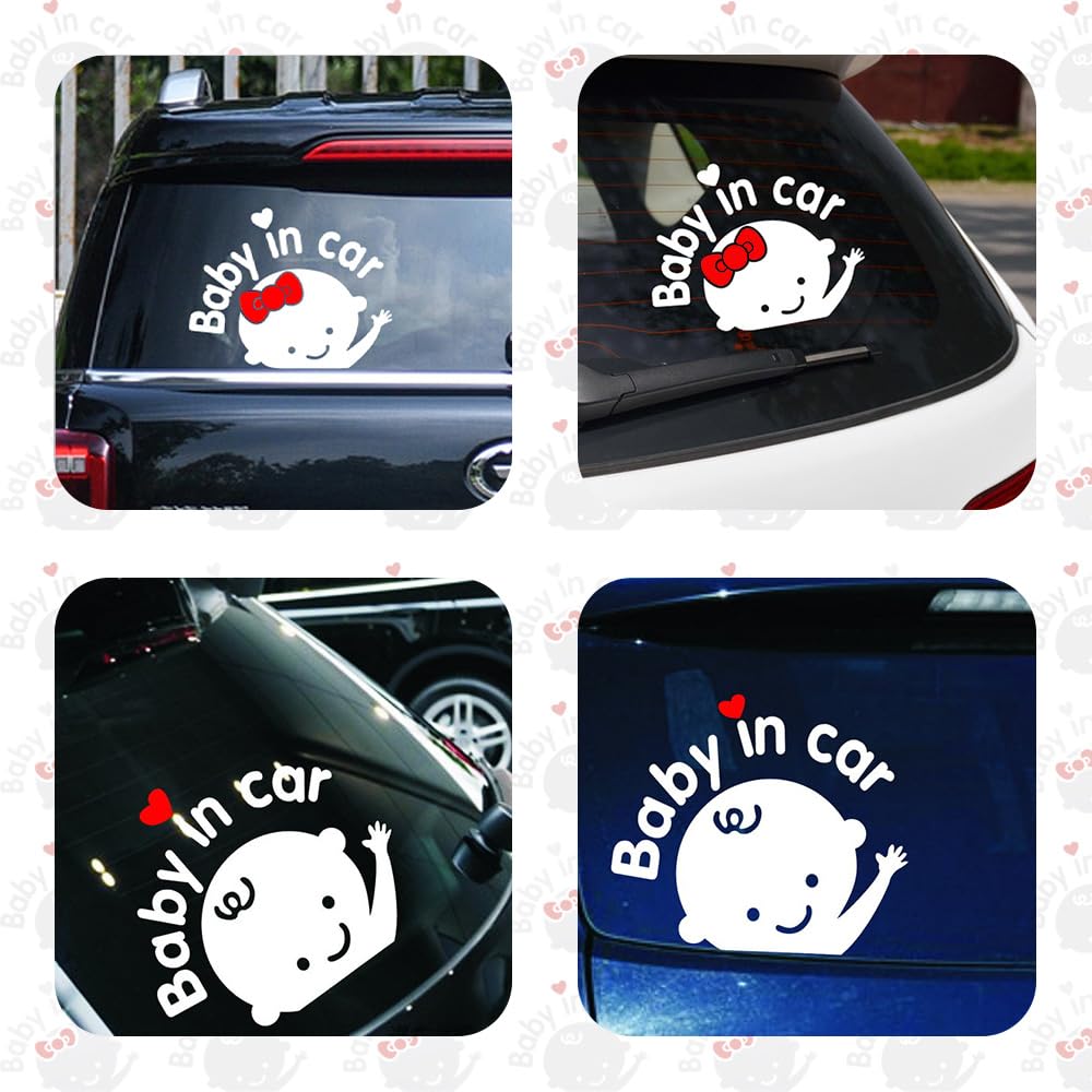 Baby in Car Baby Inker Car Sticker Reflective Type Improves