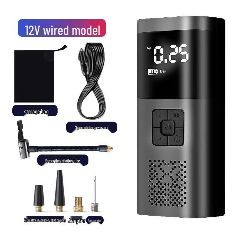 12В Автомобильный аварийный пусковое устройство «все в одном» и бортовой насос-пауэрбанк